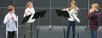 Fløyteeleever spiller på elevforestilling