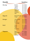 Flyer med kulturskolens tilbud. Se de enkelte fag på hjemmesiden eller ta kontakt til kulturskolen for mer informasjon på telefon 90603249